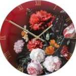 Goebel Artis Orbis Clock – Flowers in Vase