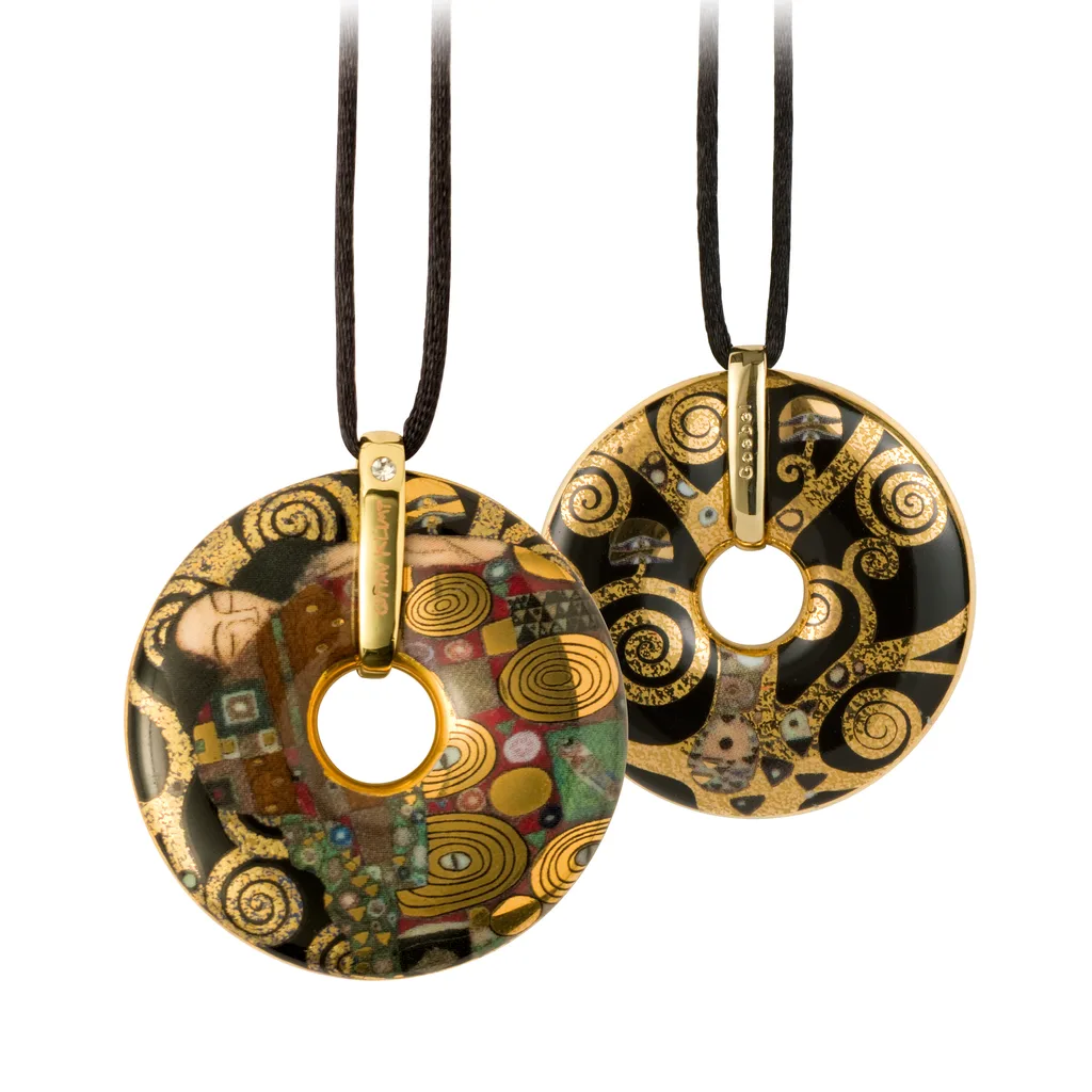 Goebel Gustav Klimt Porcelain – Fulfilment 5 cm Goebel Gustav Klimt Porcelain – Fulfilment 5 cm - Image 1