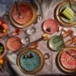 L'Objet Fortuny Assorted Canape Plates (Set of 4) - Image 2