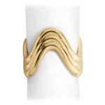 L'Objet Ripple Napkin Rings (Set of 4) - Gold