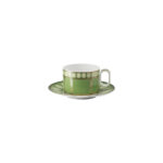 Swarovski Signum Fern Cup and Saucer 4 Low