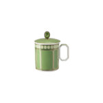 Swarovski Signum Fern Mug with Handle and Lid