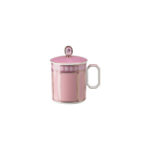 Swarovski Signum Rose Mug with Handle and Lid