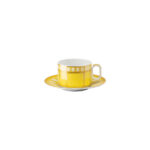 Swarovski Signum Jonquil Cup and Saucer 4 Low