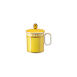 Swarovski Signum Jonquil Mug with Handle and Lid
