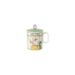 Swarovski IDYLLIA Flycatcher Green Mug with Handle and Lid