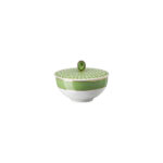 Swarovski Signum Fern Rice Bowl 12 cm with Lid
