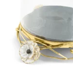 Michael Aram Anemone Cake Stand with Dome - Image 3