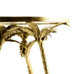 Michael Aram Palm Accent Table Gold - Image 2
