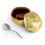 Michael Aram Pomegranate Mini Pot w Spoon - Image 3
