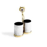 ⁦Michael Aram Anemone Cutlery Caddy⁩ - الصورة ⁦2⁩