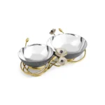 Michael Aram Anemone Double Dish - Image 3