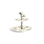 ⁦Michael Aram Butterfly Ginkgo 2-Tier Etagere⁩ - الصورة ⁦3⁩
