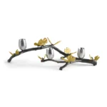 Michael Aram Butterfly Ginkgo Candleholders Centerpiece