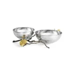 Michael Aram Butterfly Ginkgo Double Bowl - Image 2