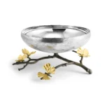 Michael Aram Butterfly Ginkgo Footed Bowl Centerpiece - Image 4