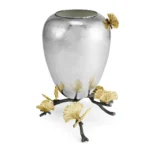 Michael Aram Butterfly Ginkgo Footed Vase Medium - Image 4