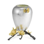 Michael Aram Butterfly Ginkgo Footed Vase Large