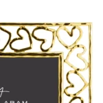 Michael Aram Heart Frame Gold 5x7 - Image 2