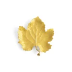 Michael Aram New Leaves Vine Grape Leaf Dish Yellow