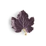 Michael Aram New Leaves Vine Grape Leaf Dish Purple