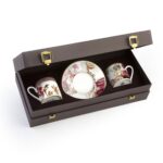 Roberto Cavalli FLOWERS Set 2 Pcs Coffee Cup & Saucer