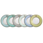Roberto Cavalli LIZZARD SUNRISE Dinner Plate Set 6 Pcs