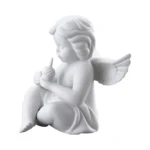 Angel w.birthdaycake 14cm - Image 2