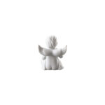 Engel klein Weiss matt Angel with scroll 6.5cm - Image 4
