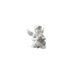 Engel klein Weiss matt Angel w.birthdaycake 6cm