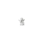Engel klein Weiss matt Angel kissing hand 6.5cm
