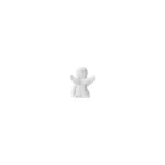 Engel klein Weiss matt Angel kissing hand 6.5cm - Image 3