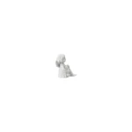 Engel klein Weiss matt Angel with heart 6.5cm - Image 3