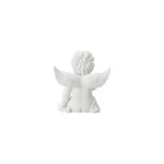 Engel klein Weiss matt/ Angel kissing hand 14cm - Image 2