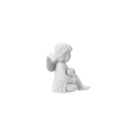 Engel gross Weiss matt / Angel with heart - Image 3