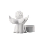 Engel klein Weiss matt Angel sitting 10cm - Image 3