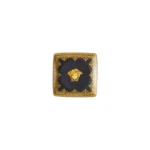 Baroque Nero/ Bowl 12 cm sq. flat