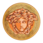 Medusa Amplified Orange Coin / Service Plate 33 cm