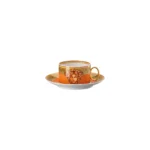 Medusa Amplified Orange Coin / Cup/Saucer 4 low