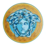 Medusa Amplified Blue Coin / Service Plate 33 cm