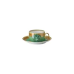 Medusa Amplified Green Coin / Cup/Saucer 4 low