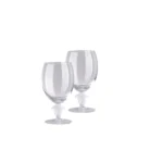 Medusa Lumiere 2ndEd Clear / Red Wine 2Pc Set