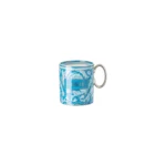 Barocco Teal/ Mug with handle